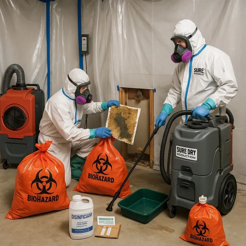 Contaminated Water Handling Protocols process in Lily Lake, IL